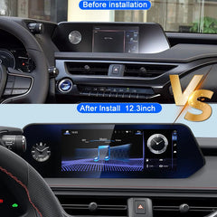 Autoradio Android 10.0, Navigation GPS, lecteur multimédia, pour Lexus UX UX200 UX250h (2019-2023), Qualcomm Carplay, DSP 