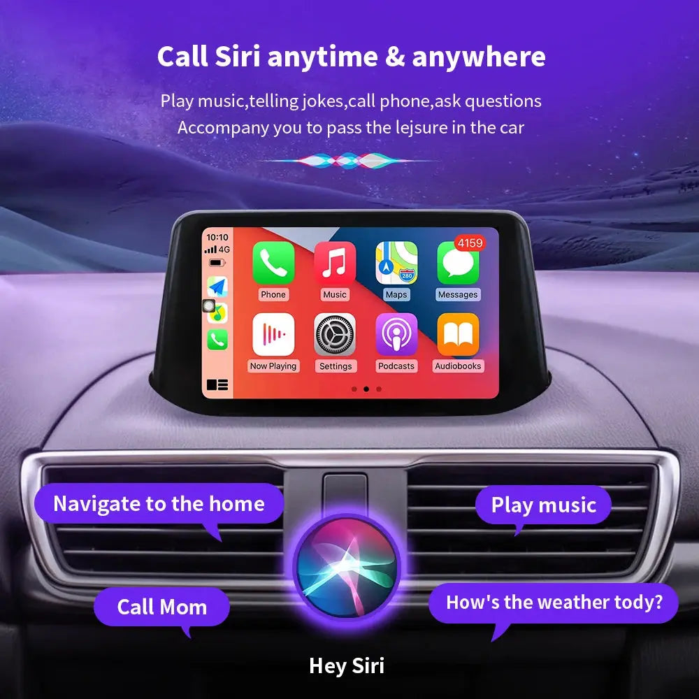 For Mazda 2 3 6 Mazda CX5 CX3 CX9 Miata MX5 2013-2020 AERISAUTO for Apple CarPlay Module and  Android Auto Aerisauto