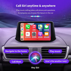For Mazda 2 3 6 Mazda CX5 CX3 CX9 Miata MX5 2013-2020 AERISAUTO for Apple CarPlay Module and  Android Auto Aerisauto