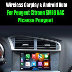 For Peugeot Citroen SMEG NAC Picasso C4 C5 DS3 DS4 DS5 Peugeot 308 508 208 3008 AERISAUTO for Apple CarPlay Module and  Android Auto Aerisauto