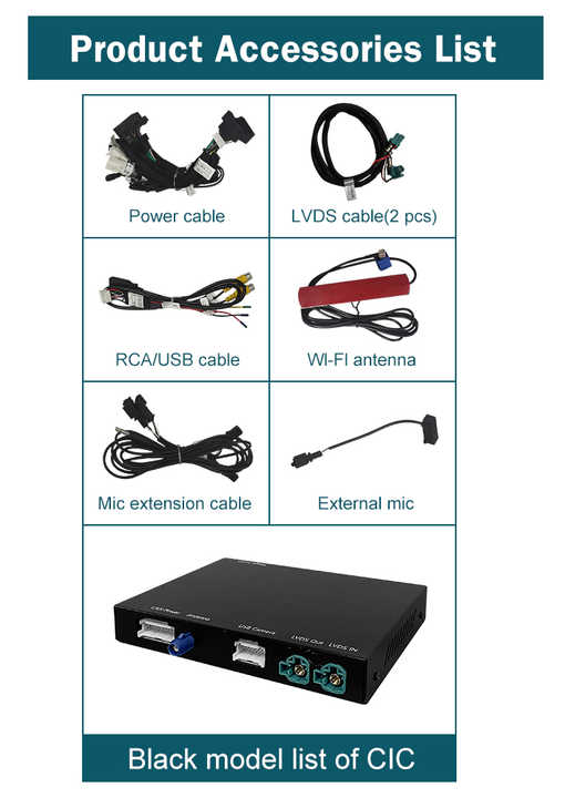 For BMW CIC System X3 / X4 F25 F26 Year 2011-2013 AERISAUTO for Apple CarPlay Module and  Android Auto