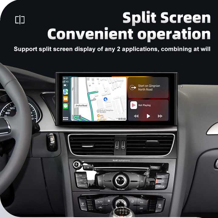 12.3'' For Audi A4 A5 Q5 B9 2016-2023 AERISAUTO for Apple Android screen and  Android Auto