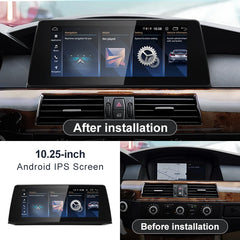 10.25''For BMW 3/5series E60 E61 E90 E91 AERISAUTO for Apple Android screen and  Android Auto