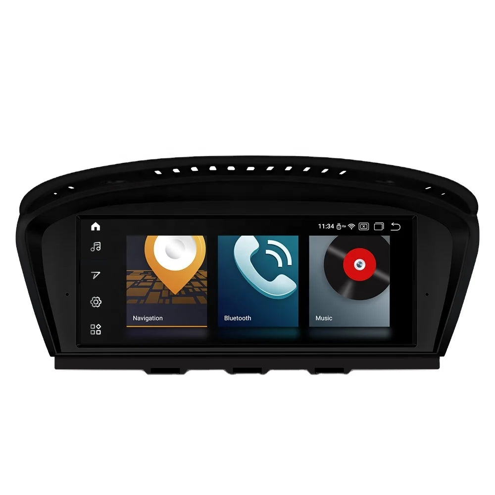 Autoradio Android 13 8 Go + 128 Go Carplay Android Auto 4G SIM pour BMW Série 3/5 E90-E93 E60-E64 (2005-2012) 
