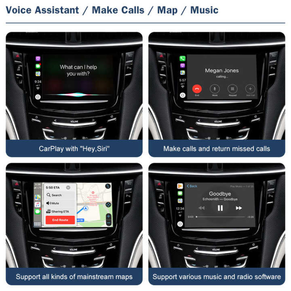 For Cadillac XT5 XTS ATS SRX CTS/ Buick/ Chevrolet 2013-2019 Wireless Apple CarPlay/Android Auto Upgrade Module For Cadillac XT5 XTS ATS SRX CTS/ Buick/ Chevrolet