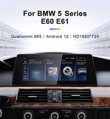 10.25''For BMW 3/5series E60 E61 E90 E91 AERISAUTO for Apple Android screen and  Android Auto