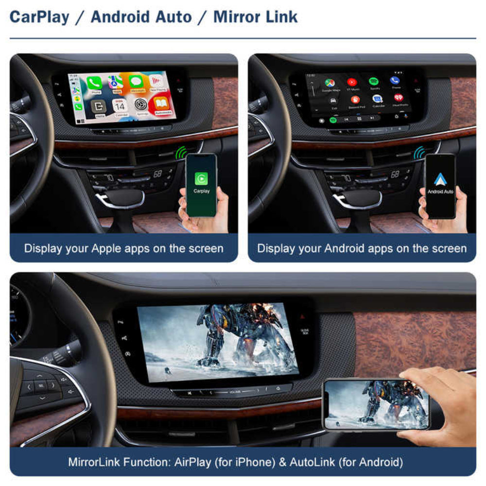 For Cadillac XT5 XTS ATS SRX CTS/ Buick/ Chevrolet 2013-2019 Wireless Apple CarPlay/Android Auto Upgrade Module For Cadillac XT5 XTS ATS SRX CTS/ Buick/ Chevrolet