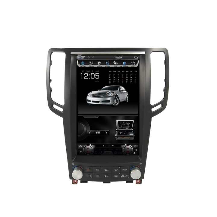 12.1''For Infiniti G37 G25 2005-2017 AERISAUTO for Apple Android screen and  Android Auto