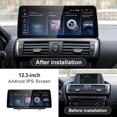 12.3''For BMW 1series F20 F21 Snapdragon 665 NBT AERISAUTO for Apple Android screen and  Android Auto