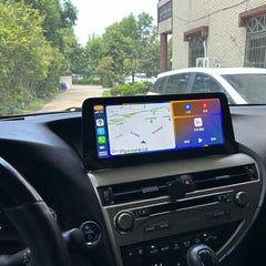 Autoradio 12,3 pouces pour Lexus RX RX270 RX350 450 Android 13 CarPlay Qualcomm 2009-2014, menu OEM réservé, lecteur vidéo multimédia 