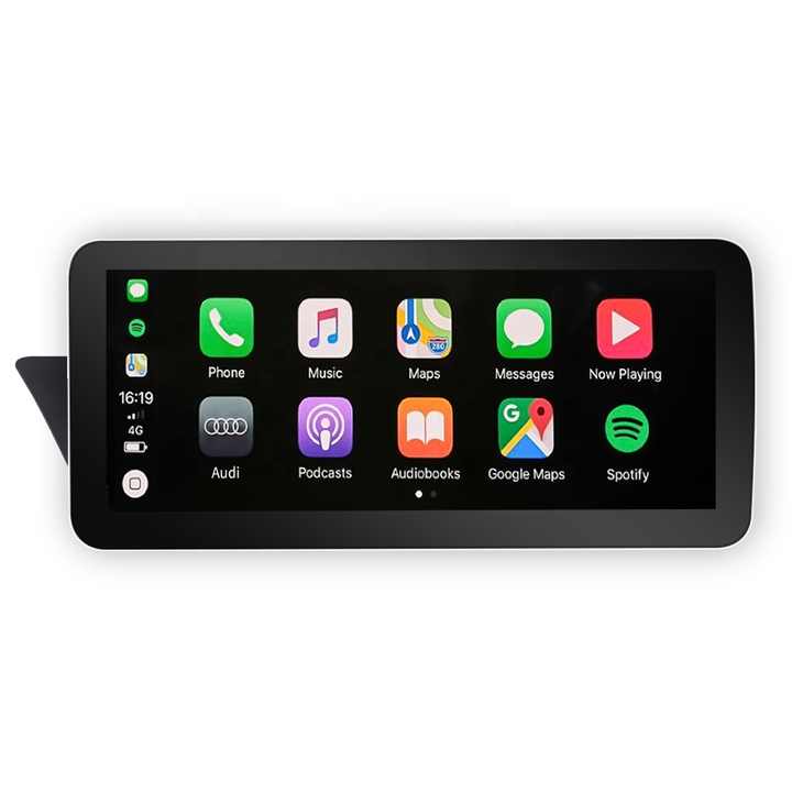 Autoradio Android 10, écran tactile 12,3 pouces, navigation MMI 2G, pour Audi A4 B8 A5 B7 B9 (2007, 2008, 2010, 2011, 2016) 