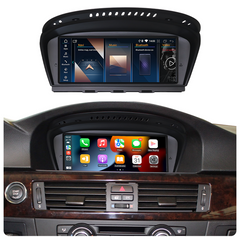 Autoradio Android 13 8 Go + 128 Go Carplay Android Auto 4G SIM pour BMW Série 3/5 E90-E93 E60-E64 (2005-2012) 