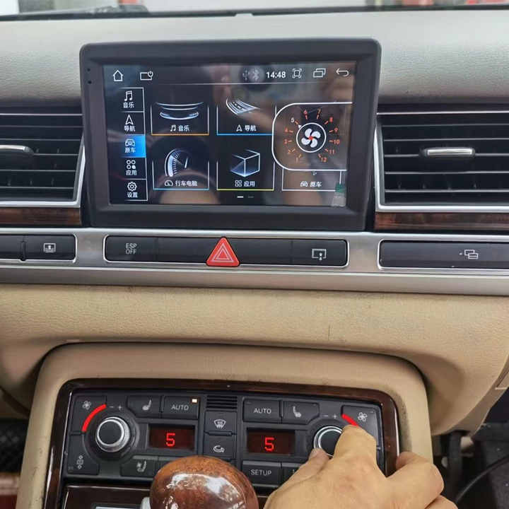 8" for Audi A8 2004-2012 AERISAUTO for Apple Android screen and  Android Auto