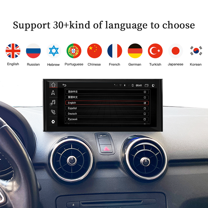 10.25" For Audi 2013-2020 AERISAUTO Wireless Apple Carplay Android screen and  Android Auto