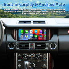 12.3"For Range Rover V8 L322 2002-2012 AERISAUTO for Apple Android screen and  Android Auto