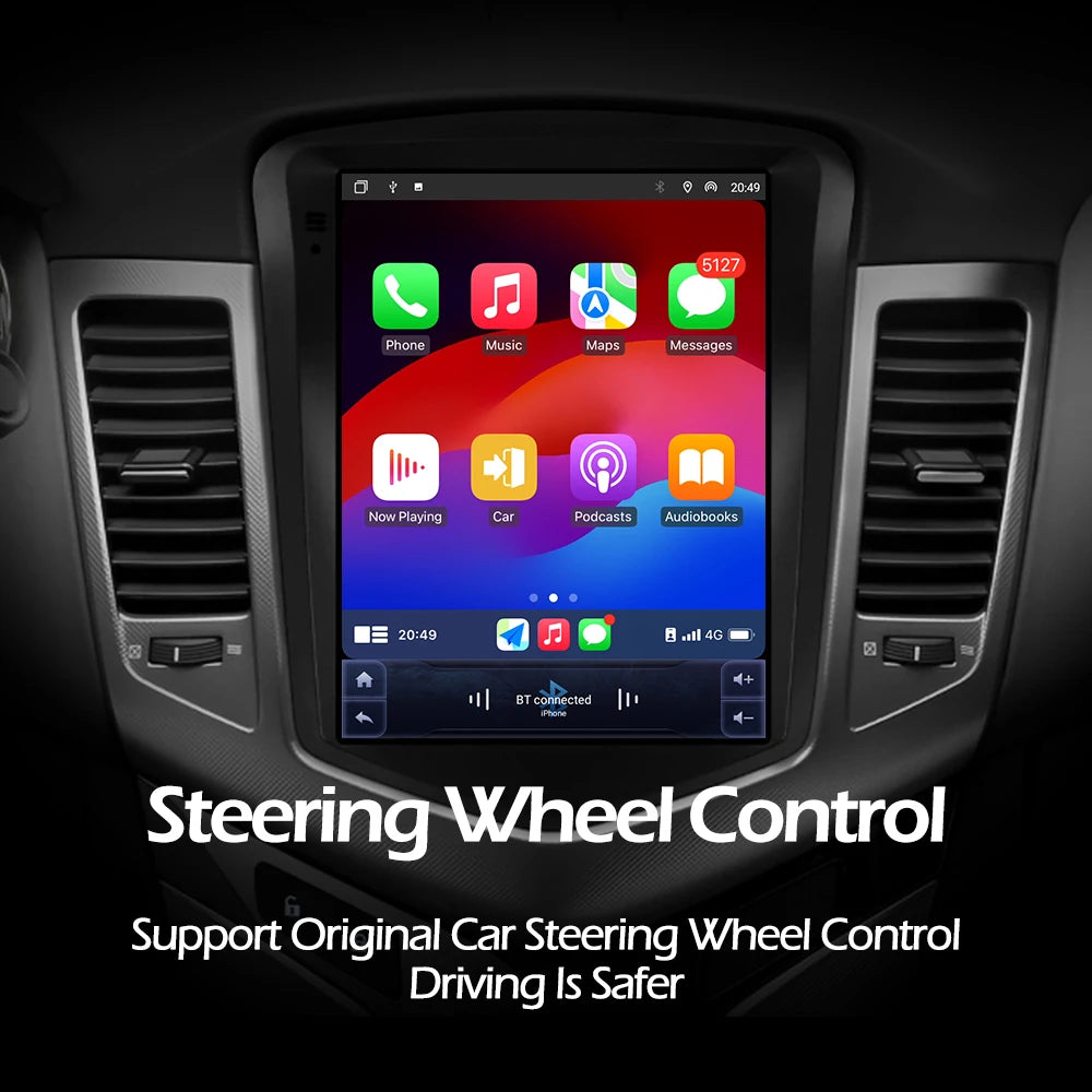 9.7''For Chevrolet Cruze 2015-2018 AERISAUTO for Apple Android screen and  Android Auto