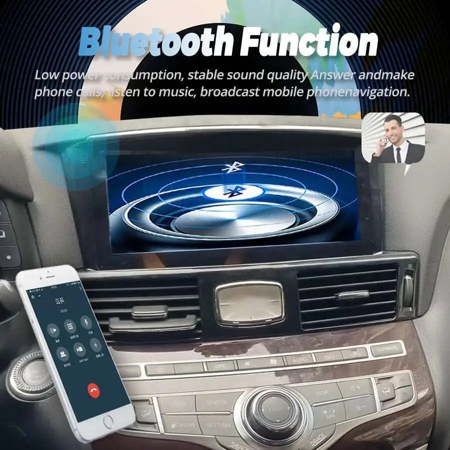 10.25''For Infiniti Q70 Q70L M25 M35 M37 M56 2013-2019 Android 13 AERISAUTO for Apple Android screen and  Android Auto