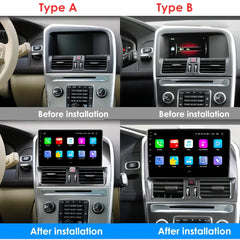 Android 13 9''For Volvo XC60 2008-2017 AERISAUTO for Apple Android screen and  Android Auto