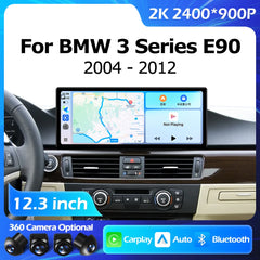 12.3''For BMW 3 Series E90 E91 E92 CCC CIC 2004-2012 AERISAUTO for Apple Android screen and  Android Auto