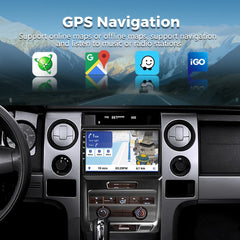9''For Ford F150 P415 Raptor E53 X5 M5 2008-2014 Android 14 AERISAUTO for Apple Android screen and  Android Auto