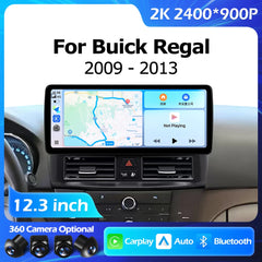 12.3''For Buick Regal 2009-2013 AERISAUTO for Apple Android screen and  Android Auto
