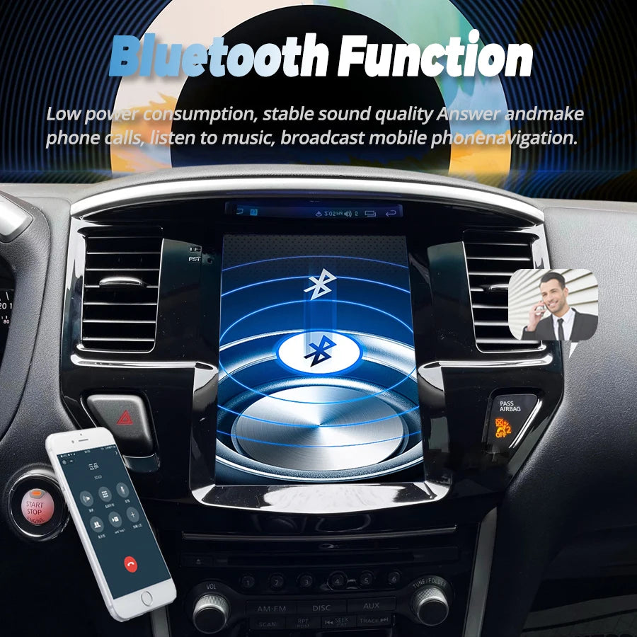 10.4''For Nissan Pathfinder R52 SL SV 2012-2020 Android 13 Nissan Pathfinder Nissan Pathfinder AERISAUTO for Apple Android screen and  Android Auto