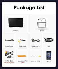 Android 14 9''For Peugeot 307 307CC 307SW 2002-2013 AERISAUTO for Apple Android screen and  Android Auto