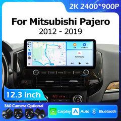 12.3 ''For Mitsubishi Pajero V97 2012-2019 AERISAUTO for Apple Android screen and  Android Auto