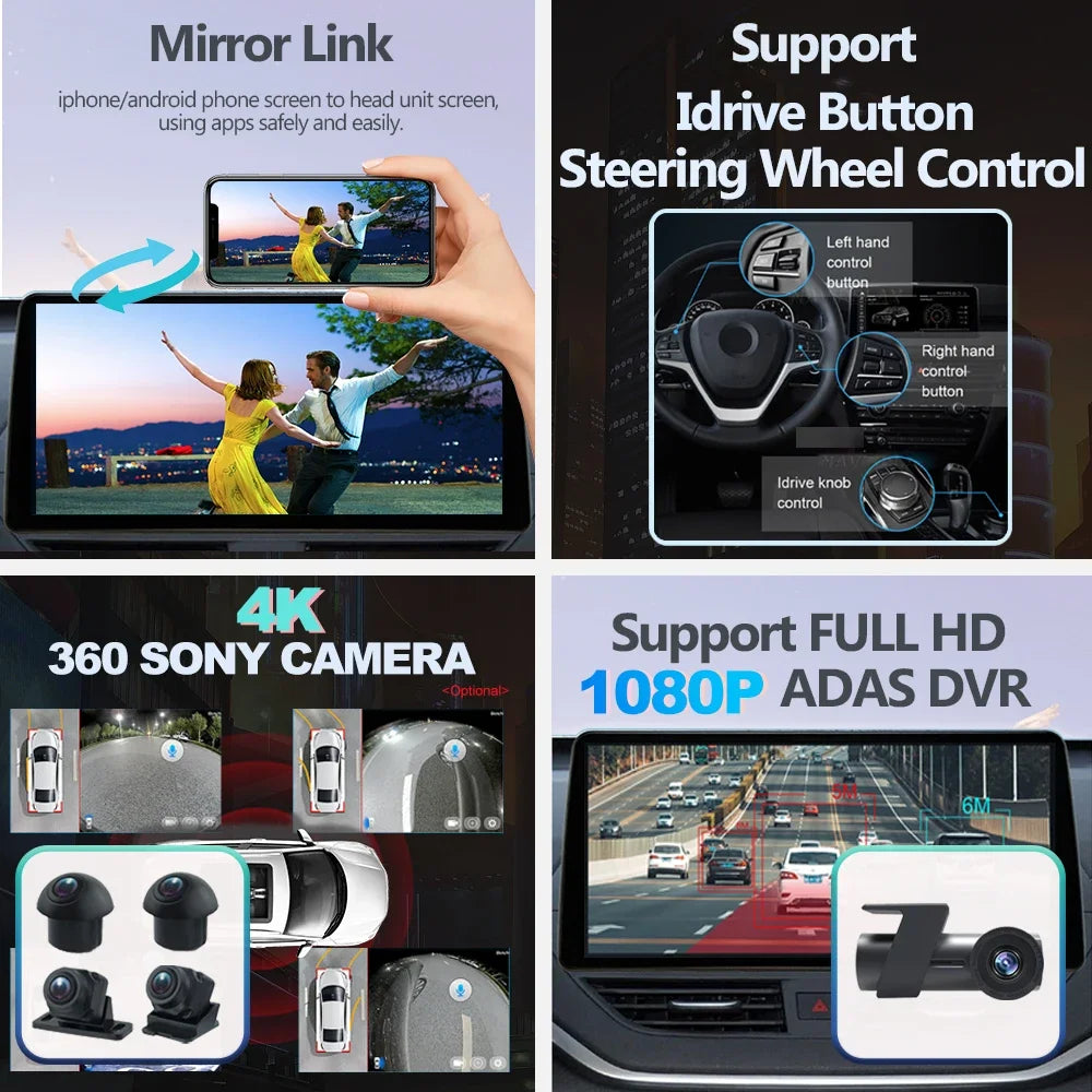 Android 14 12.3''For Toyota RAV4 XA50 2018-2023 AERISAUTO for Apple Android screen and  Android Auto