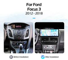 12.3''For Ford Focus 3 2012-2018 AERISAUTO for Apple Android screen and  Android Auto
