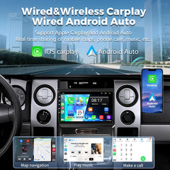 9''For Ford F150 P415 Raptor E53 X5 M5 2008-2014 Android 14 AERISAUTO for Apple Android screen and  Android Auto