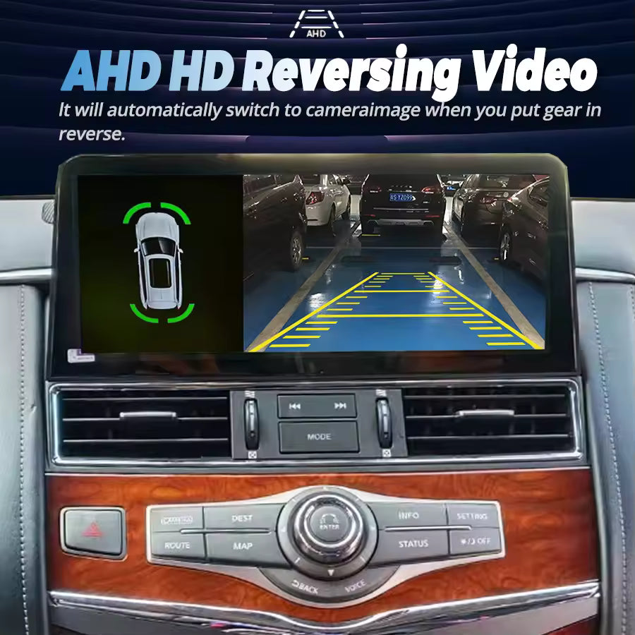 12.1''For Nissan Patrol Y61 Y62 Infiniti QX80 QX56 2010-2020 AERISAUTO for Apple Android screen and  Android Auto