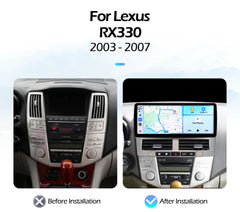 12.3''For Lexus RX330 RX350 2003-2007 AERISAUTO for Apple Android screen and  Android Auto