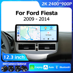 12.3''For Ford Fiesta 2009-2014 AERISAUTO for Apple Android screen and  Android Auto