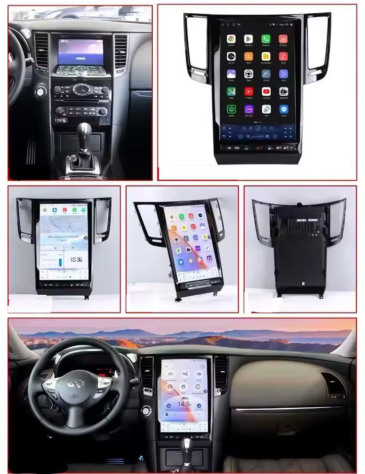 14.9''For Infiniti FX FX25 FX35 FX37 2009-2016 AERISAUTO for Apple Android screen and  Android Auto