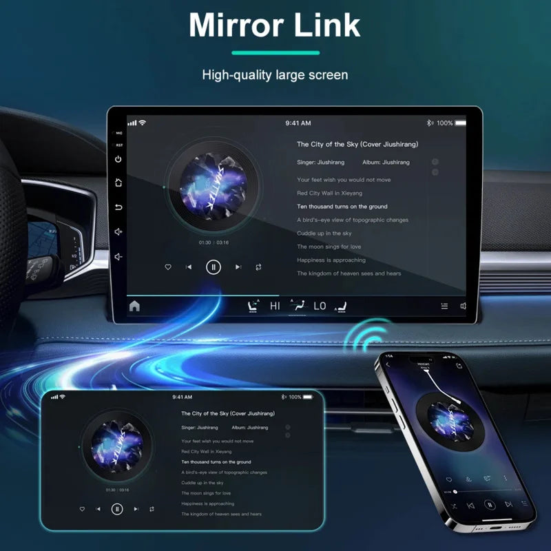 9''For Toyota RAV4 Rav 4 2005-2013 AERISAUTO for Apple Android screen and  Android Auto