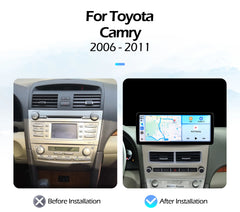 12.3''For Toyota Camry 2006 - 2011 AERISAUTO for Apple Android screen and  Android Auto