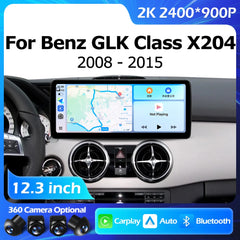 12.3''For Mercedes Benz GLK Class X204 2008-2015 AERISAUTO for Apple Android screen and  Android Auto