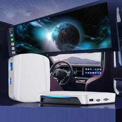 Aerisauto Wireless CarPlay Android Auto Box CarPlay AI Box Android 13 Smart TV Streaming Box SDM660 UHD HDMI-Compatible Output 8GB+128GB