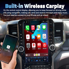 14.5''For Dodge Ram 1500 2500 3500 2019-2023 AERISAUTO for Apple Android screen and  Android Auto
