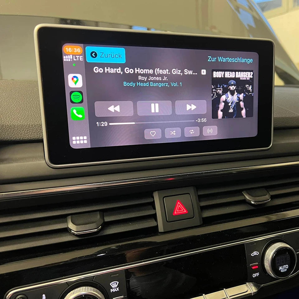 For Audi A1 A3 A4 A5 A6 A7 A8 Q2 Q3 Q5 Q7 S4 S5 2010-2020 AERISAUTO for Apple CarPlay Module and  Android Auto