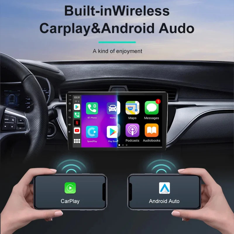 9''For Toyota RAV4 Rav 4 2005-2013 AERISAUTO for Apple Android screen and  Android Auto