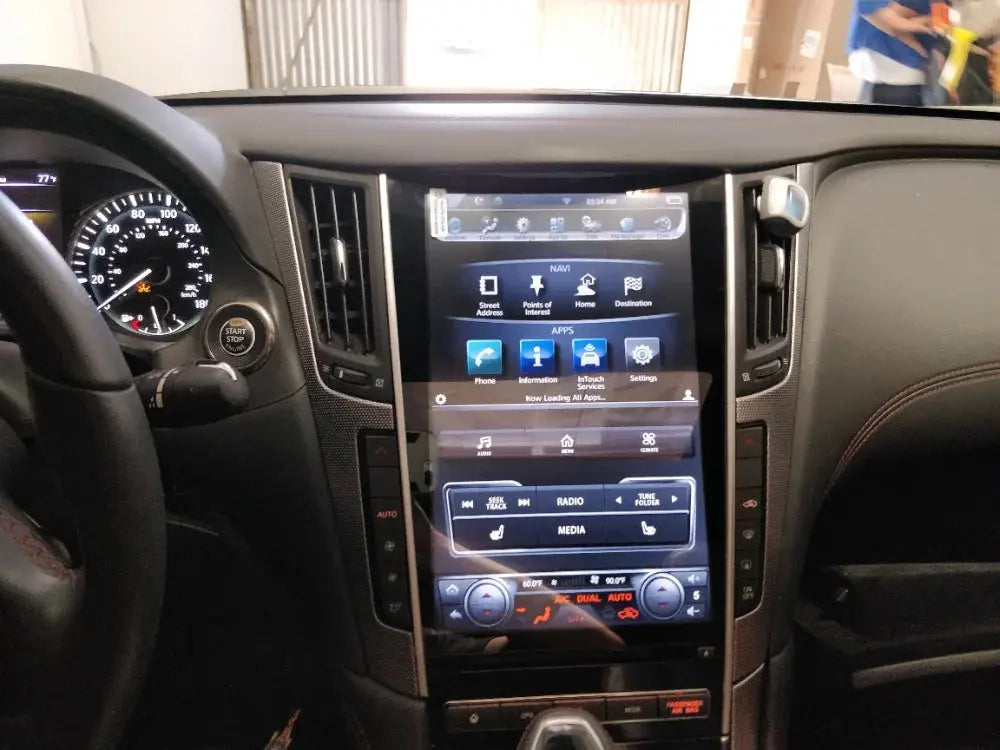 For Infiniti Q50 2012-2021 Tesla Style Car Radio  AERISAUTO for Apple Android screen and  Android Auto 我的商店