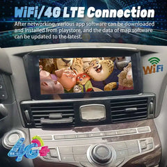 10.25''For Infiniti Q70 Q70L M25 M35 M37 M56 2013-2019 Android 13 AERISAUTO for Apple Android screen and  Android Auto