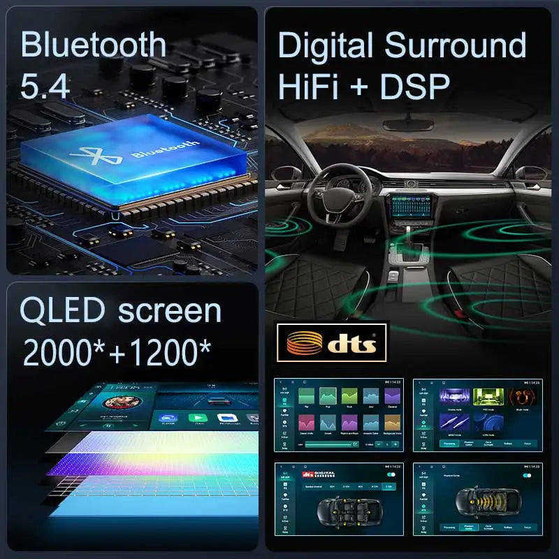 Android 14 9''For Honda Odyssey 4 RB3 RB4 2008-2014 AERISAUTO for Apple Android screen and  Android Auto
