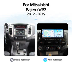 12.3 ''For Mitsubishi Pajero V97 2012-2019 AERISAUTO for Apple Android screen and  Android Auto