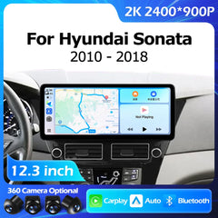 12.3''For Hyundai Sonata 2010-2018 AERISAUTO for Apple Android screen and  Android Auto