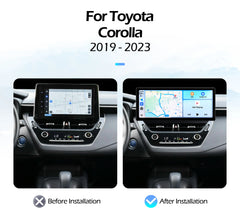 12.3''For Toyota Corolla E210 2019-2023 AERISAUTO for Apple Android screen and  Android Auto