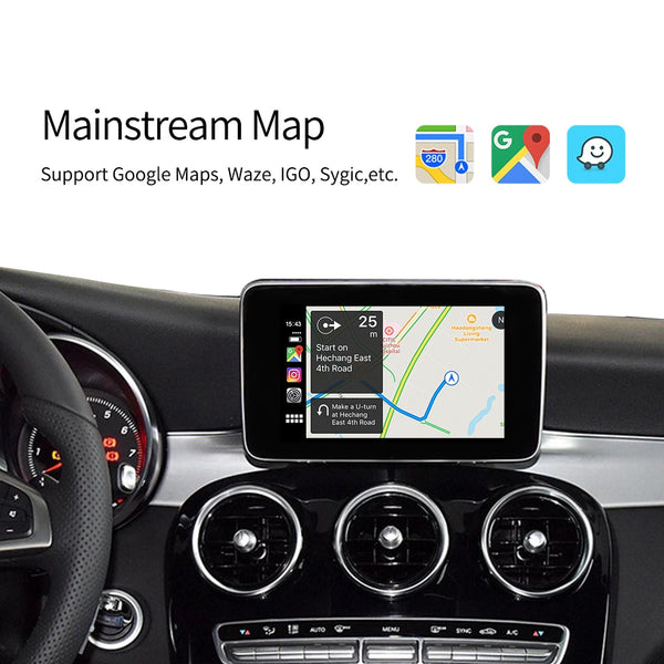 Carplay sans fil Android AUTO pour Mercedes-Benz NTG4.0 NTG4.5 NTG5.0 Module de mise à niveau universel Support multimédia de voiture Lien miroir 