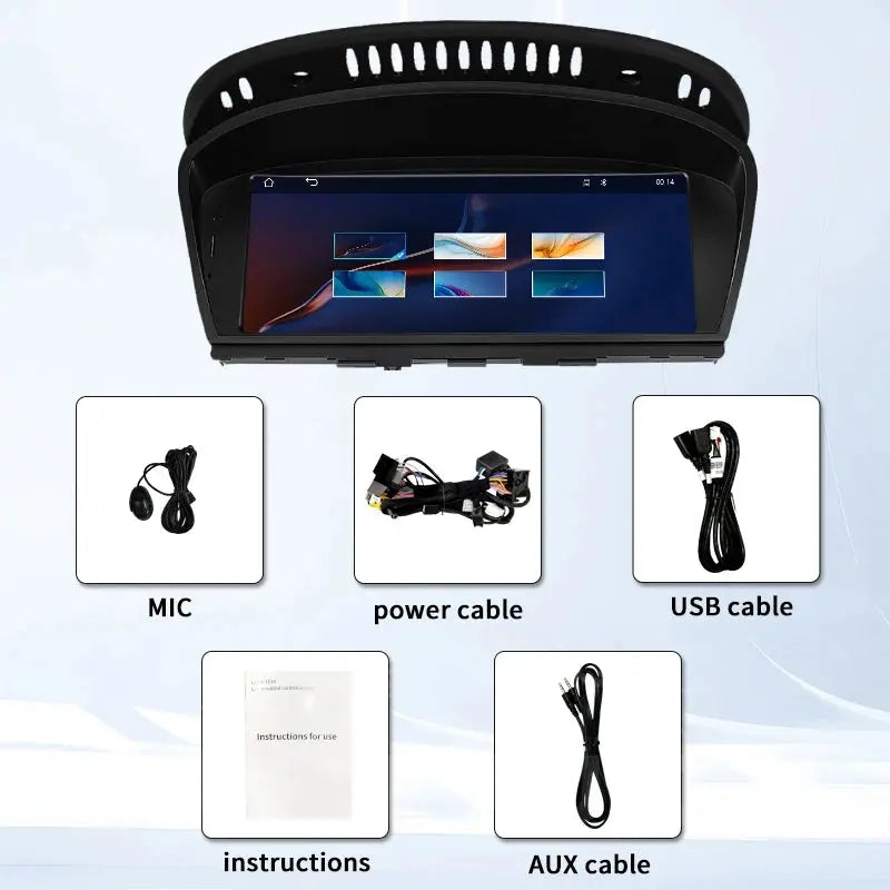 Wireless CarPlay & Android Auto 8.8" Screen for BMW 3/5 Series (E60/E61/E90/E91) CCC/CIC Car Multimedia Player Display Aerisauto